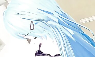 Suzuya KanColle 3D Anime: Busty Babe Blowjob & Creampie
