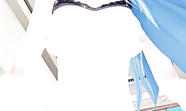 Suzuya KanColle 3D Anime: Busty Babe Blowjob & Creampie