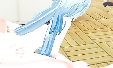 Suzuya KanColle 3D Anime: Busty Babe Blowjob & Creampie