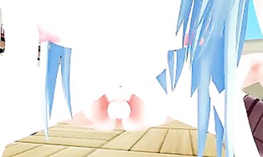 Suzuya KanColle 3D Anime: Busty Babe Blowjob & Creampie