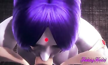 Raven Cosplay in Animated Creampie Hentai