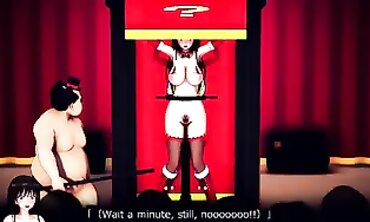 Principal Yui Kotegawa Performs a Naughty MMD Concert