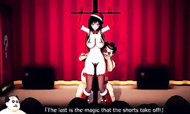 Principal Yui Kotegawa Performs a Naughty MMD Concert