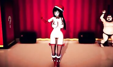 Principal Yui Kotegawa Performs a Naughty MMD Concert