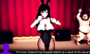 Principal Yui Kotegawa Performs a Naughty MMD Concert