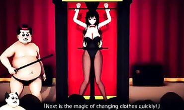 Principal Yui Kotegawa Performs a Naughty MMD Concert