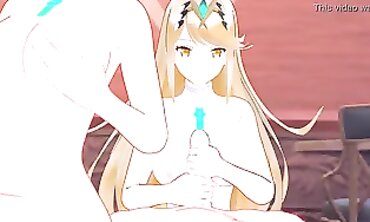Aegis x You: POV Hentai Blowjob & Cowgirl
