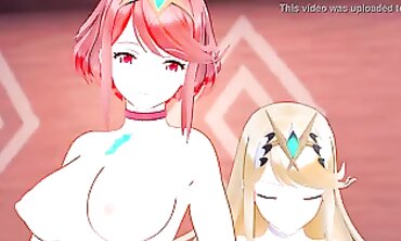 Aegis x You: POV Hentai Blowjob & Cowgirl