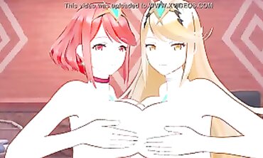Aegis x You: POV Hentai Blowjob & Cowgirl