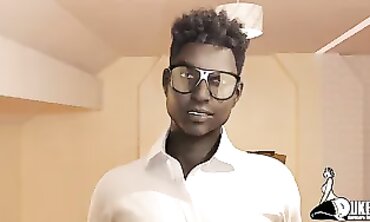Black Monster Booties - Big Ass MILF's Daughter Exposes Step-Brother