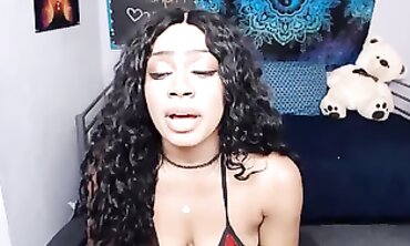 Insatiable Ebony Babe Angel and Beauty