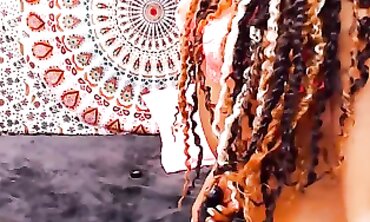 Angel: Curly-Haired Ebony Beauty with a Bangable Face