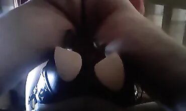 Petite Laura Gets Rough Table Sex In High Heels