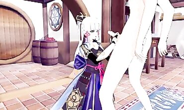 Ayaka Genshin Impact 3D Hentai Animation