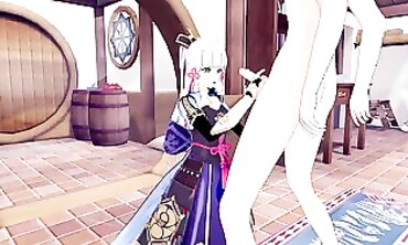 Ayaka Genshin Impact 3D Hentai Animation