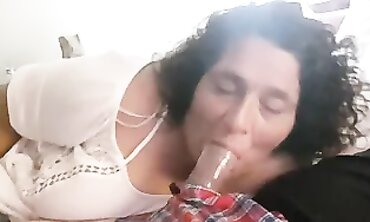 My Step-mother While step-father is away Expect he Doesnt look Hotwife