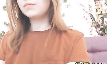 Bombshell Webcam Cutie Gets Wet and Greasy