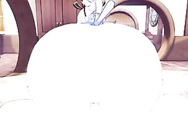 Ayaka Genshin Impact 3D Hentai: Babe Blowjob & Creampie