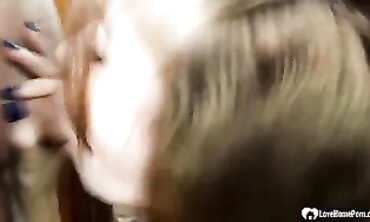 Guy gets a super-sexy deep throat from his step-daughter-in-law