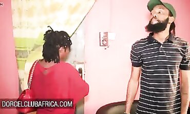 Busty African Beauty Pays Her Mechanic With A Wild Orgy