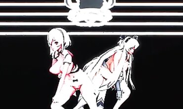 MMD Azulane League - Sexual Roleplay with Sailor Fuku Cosplayer