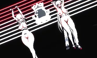 MMD Azulane League - Sexual Roleplay with Sailor Fuku Cosplayer
