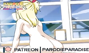 Pixie Tail Hardcore: Erza and Lucy Lesbian Hentai