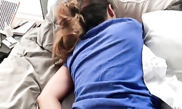 Eva Nixon Gets Woken Up for a Rough Interracial Creampie