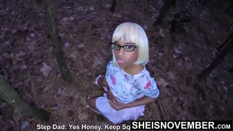 Step Daughters Wild Outdoor Anal Adventure - StepDad's Hot Blonde Teenage Slut