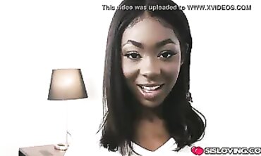 Ebony Stepsister Tori Montana Uses Her Powers to Get Deepthroated