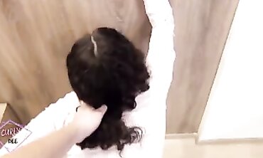 CurlyDee27: Brunette Neighbor Loves Deep Anal
