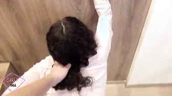 CurlyDee27: Brunette Neighbor Loves Deep Anal