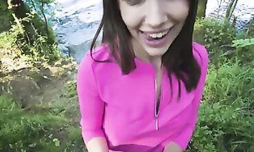 Kristina Sweet POV Forest Hardcore Fuck