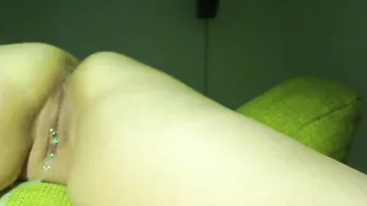 POV Creampie with a Pierced Milf