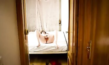Landlord Catches MILF Merce Palau Masturbating