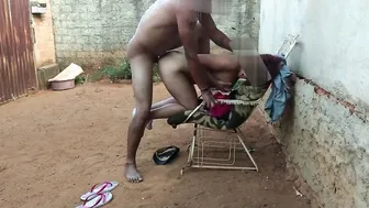 Brazilian Brunette Leaves Surprise in the Yard