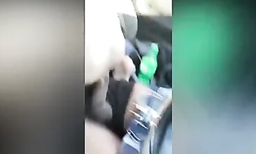 Latina Babe Gets Rough Creampie and Squirting Orgasm in the Car