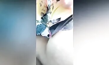 Latina Babe Gets Rough Creampie and Squirting Orgasm in the Car