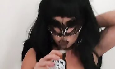 Gothic MILF Gets Pounded by Married DJ at a Pub