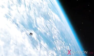 Beauty Dickgirl Hookup in Space Station