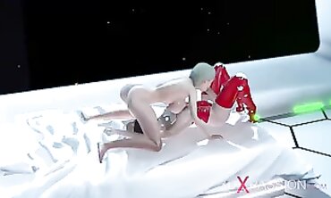 Beauty Dickgirl Hookup in Space Station