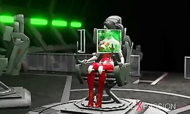 Beauty Dickgirl Hookup in Space Station