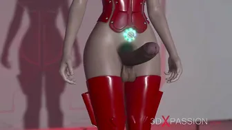 Beauty Dickgirl Hookup in Space Station