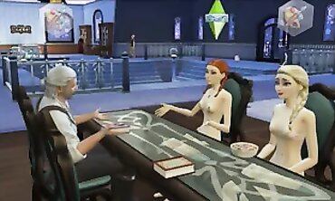 Disney Babes in a Wild Animated Threesome Party