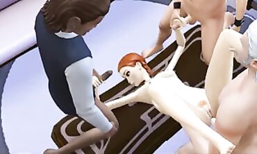 Disney Babes in a Wild Animated Threesome Party