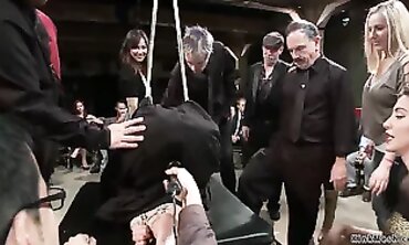 Brandy Aniston & Princess Donna Get Fisted and Anal Fucked Outside