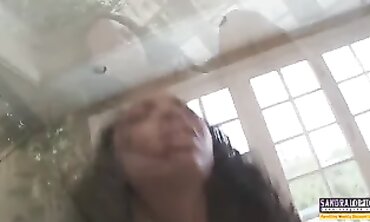 Brunette MILF Takes Big Cock Between Her Huge Tits