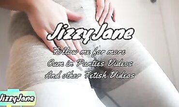 Fit Beauty Enjoys Kneading Her Shaved Pussy on My Dick