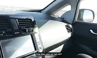 Princess Outdoor Public Sex in a Vehicle