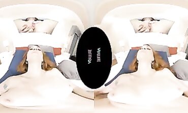 Audrey Miles Teases With Eye Contact In Solo VR